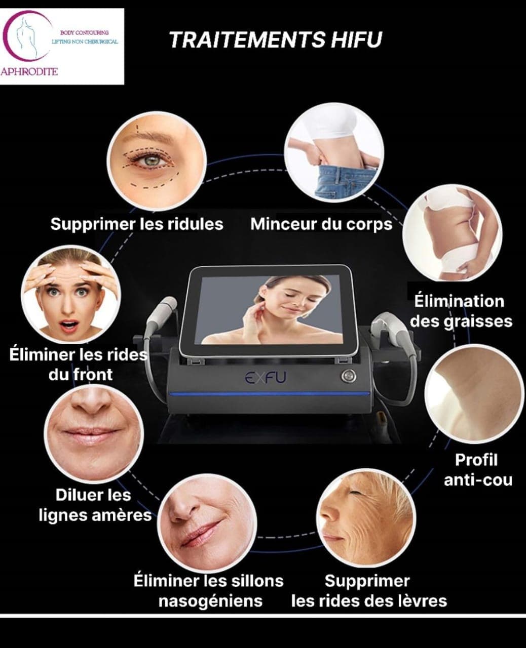 Séance de Lifting Non chirurgical HIFU du corps